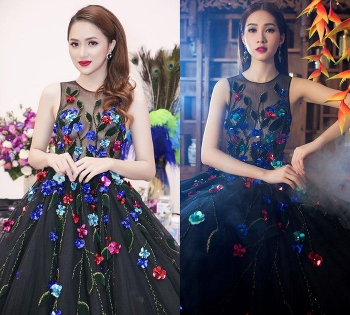 Gần 1 năm đăng quang, Hương Giang đụng hàng chan chát