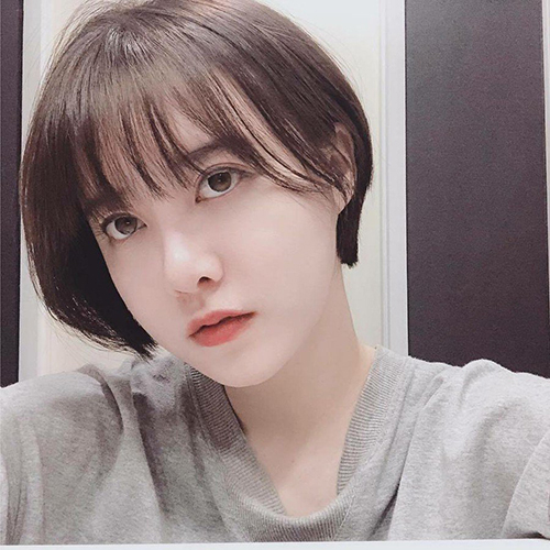 Ảnh hot sao Hàn: Goo Hye Sun cắt phăng mái tóc