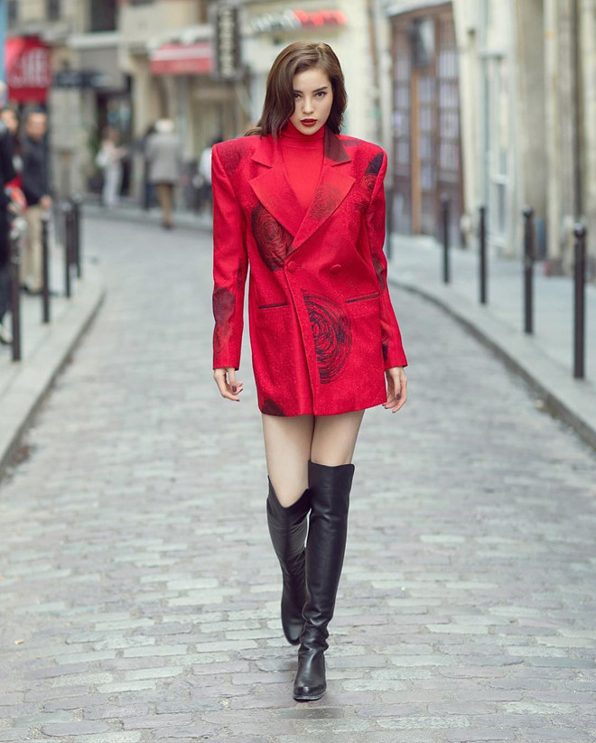 Kỳ Duyên mặc theo phong cách menswear đẹp nhất năm qua
