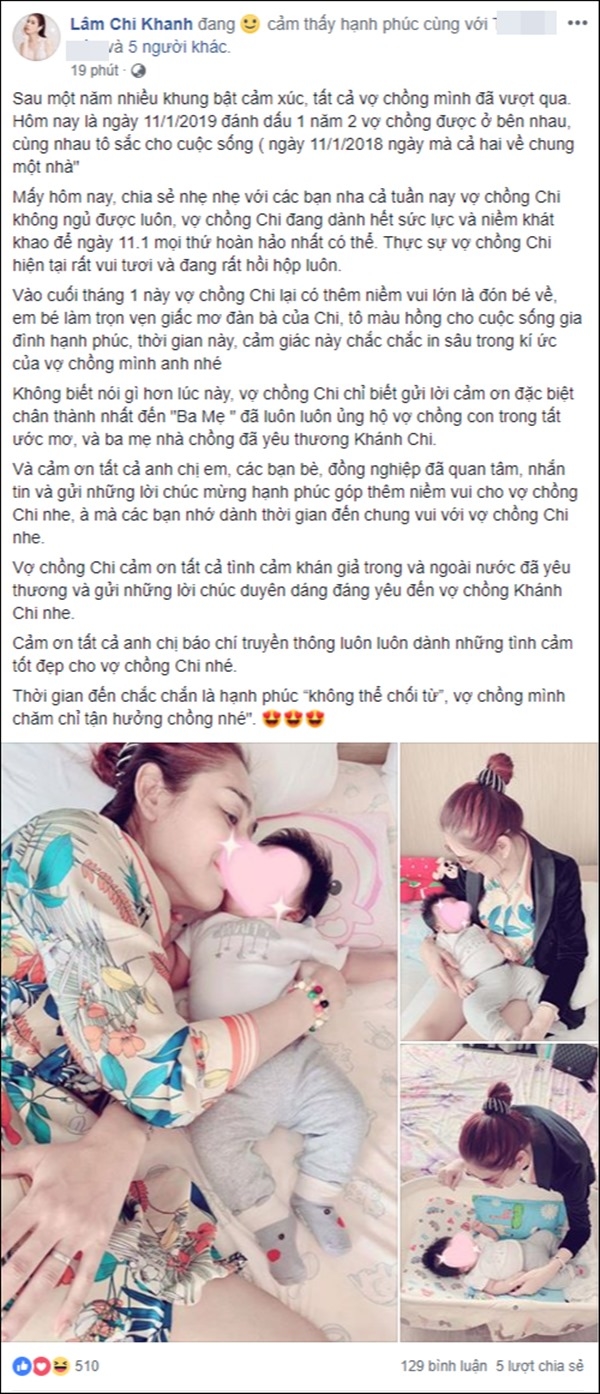 Lâm Khánh Chi đã có em bé nhờ phương pháp mang thai hộ