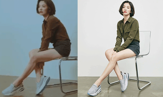 Ngỡ ngàng với ảnh trước và sau photoshop của sao châu Á