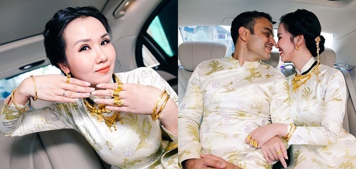 Những cô dâu Vbiz mang vàng đỏ tay trong ngày về nhà chồng
