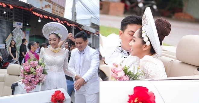 Những cô dâu Vbiz mang vàng đỏ tay trong ngày về nhà chồng