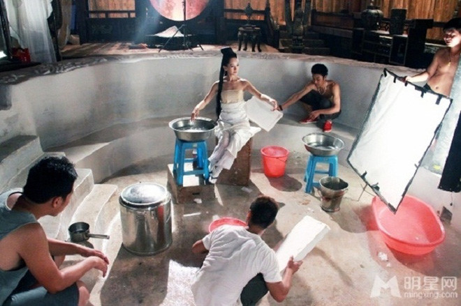 Phía sau các cảnh quay mãn nhãn trong phim cổ trang