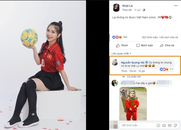 Quang Hải tìm bạn gái chia vui nhưng nhận lại thái độ bất ngờ