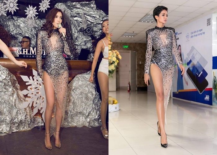 Sao Việt đụng hàng: Chi Pu ngực lép, Bích Phương đụng toàn chân dài