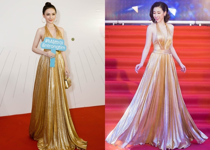 Sao Việt đụng hàng: Chi Pu ngực lép, Bích Phương đụng toàn chân dài