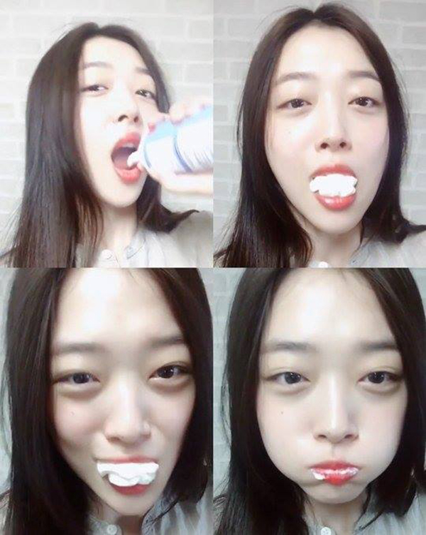 Sulli lại bị cho có vấn đề tâm lý khi tự tay đăng tải loạt ảnh kỳ quặc