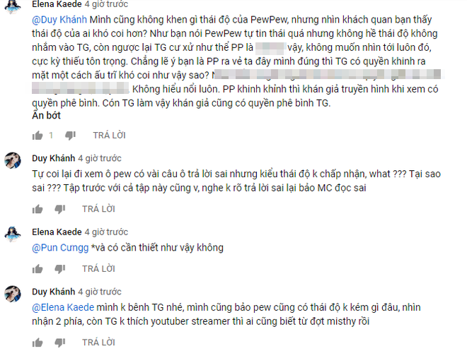 Trường Giang tỏ thái độ với Pew Pew trên truyền hình?