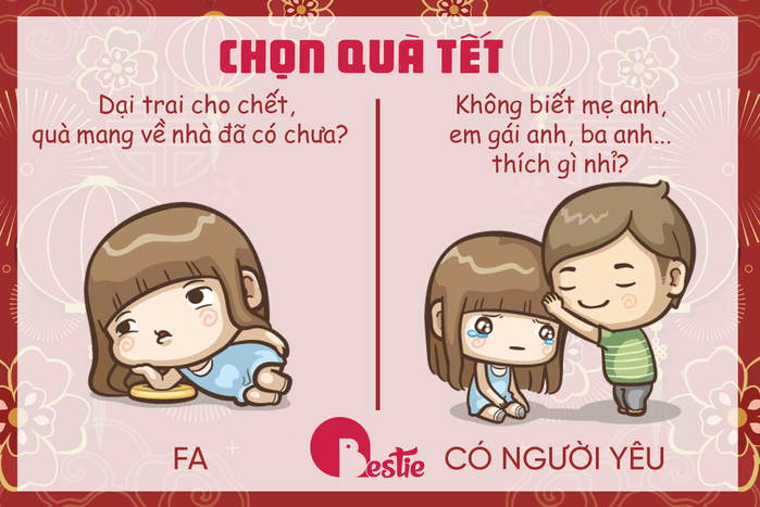 Sự khác biệt ngày Tết của hội có gấu và hội ế
