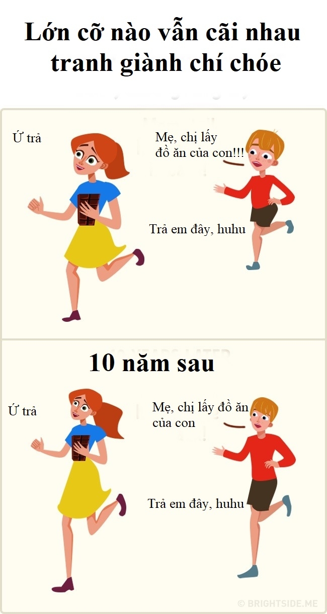 Những cảm giác mà chỉ ai có anh chị em trong nhà mới hiểu được