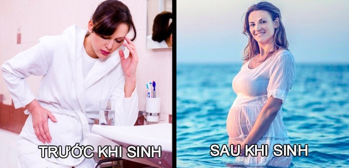 Những thay đổi tuyệt vời sau sinh