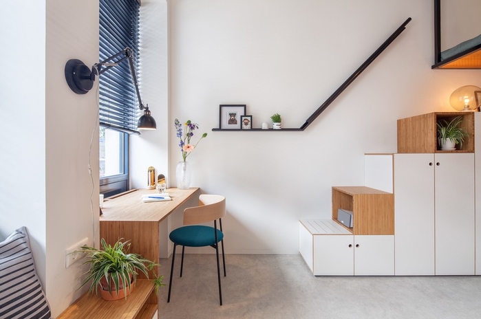Chiêm ngưỡng căn hộ 18m2 đầy tiện ích, gọn và đẹp ngất ngây
