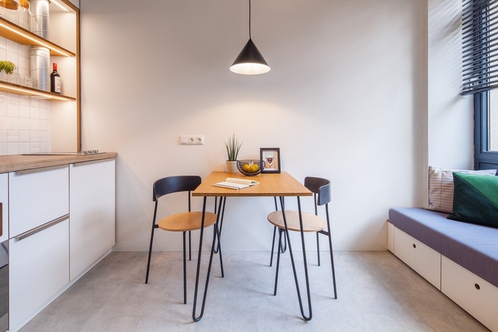 Chiêm ngưỡng căn hộ 18m2 đầy tiện ích, gọn và đẹp ngất ngây