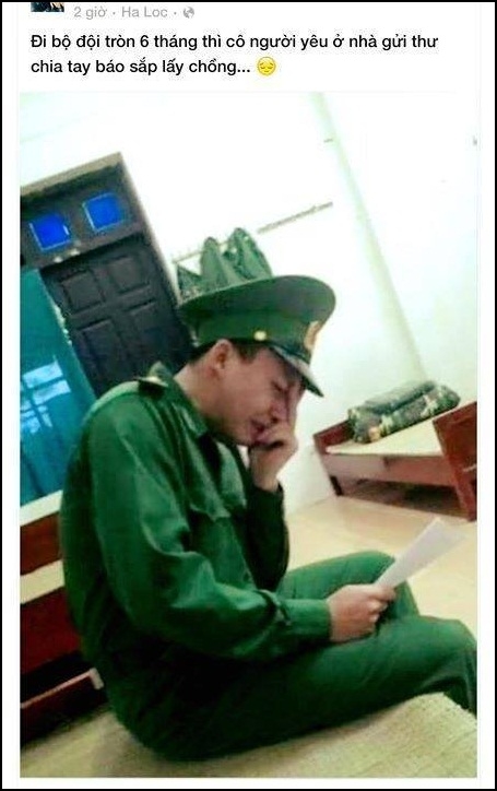 Chờ người yêu xuất ngũ, cô gái nhận về cái kết đẹp