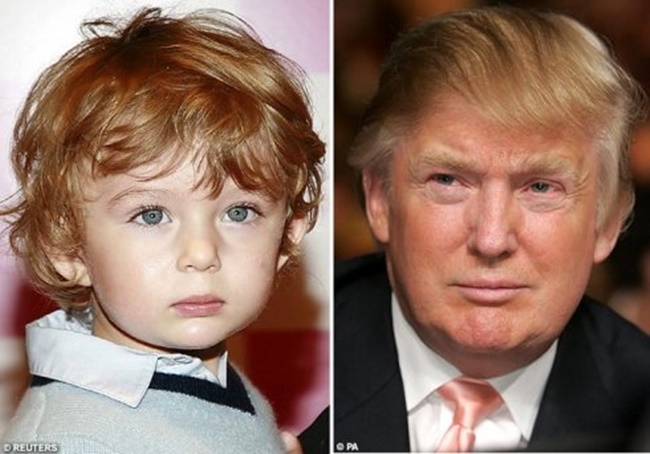 Con trai út Tổng thống Trump ngày càng cao lớn, ăn mặc bảnh bao