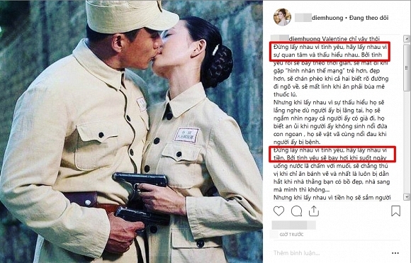 Diem huong gay soc voi phat ngon: Dung lay nhau vi tinh yeu, hay lay vi tien