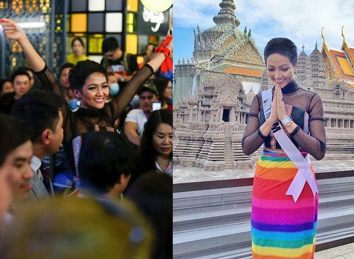 H’Hen Niê giản dị tới mức lục lại tủ đồ tìm áo thun để diện dịp tết