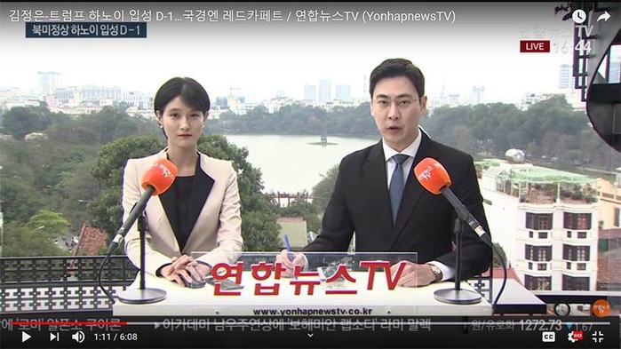 Chất như MBC News, dựng ngay trường quay dã chiến để dẫn tin