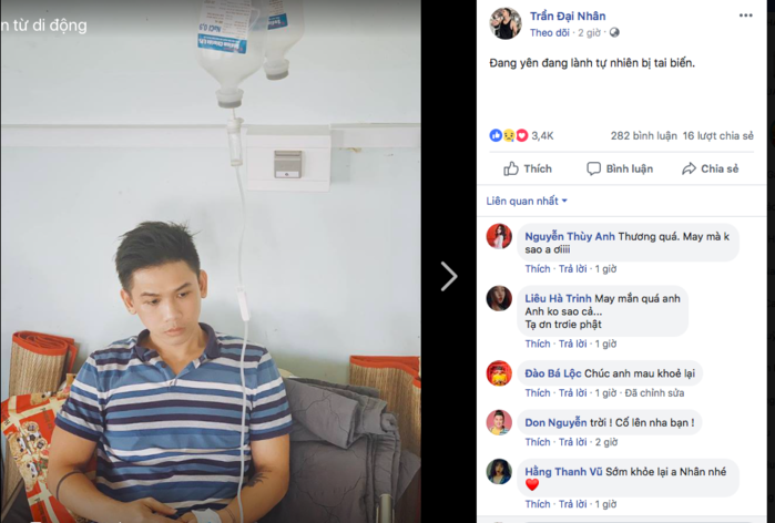 Mới đầu năm, Đại Nhân đã gặp hạn nặng về sức khỏe: Bị liệt nửa người