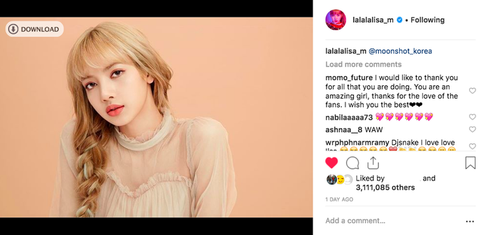 Ngày càng bánh bèo hóa, Lisa (Black Pink) tăng hạng nhan sắc