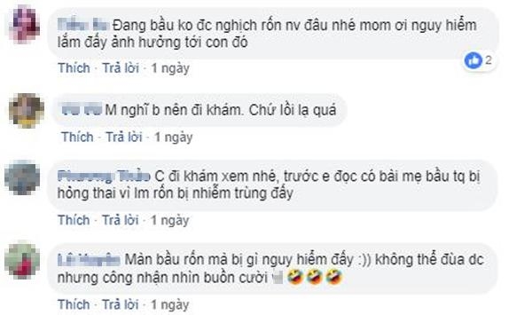 Mẹ bầu cầu cứu cộng đồng mạng vì ngứa tay nghịch dại làm rốn lồi 1 cục