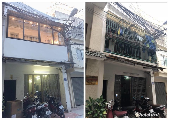 Hình ảnh trước và sau khi tân trang căn nhà khiến nhiều người trầm trồ