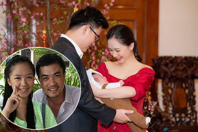 Tết Kỷ Hợi 2019 những gia đình sao Vbiz nào may mắn đón heo vàng chà