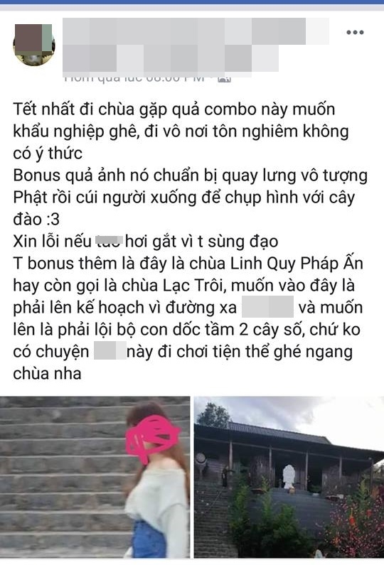 Thời trang đi chùa gây tranh cãi ngày đầu năm của thiếu nữ Việt