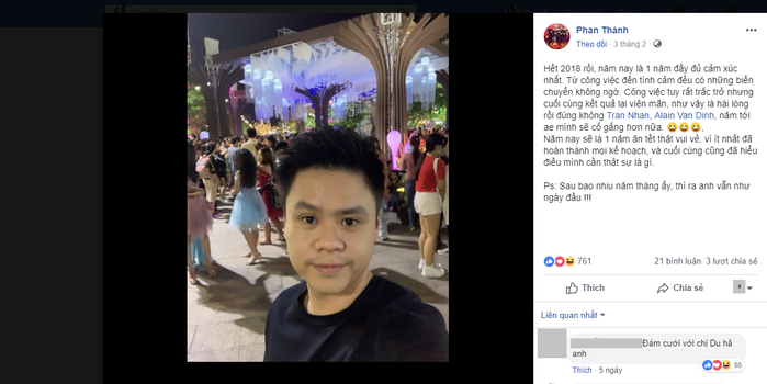 Midu lơ khi Phan Thành có hành động like ảnh cũ của mình