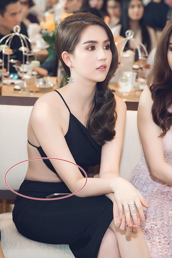 Vong eo 56cm co thuc su ton tai khi loat my nhan Vbiz lum lum bung mo nhu the nay!