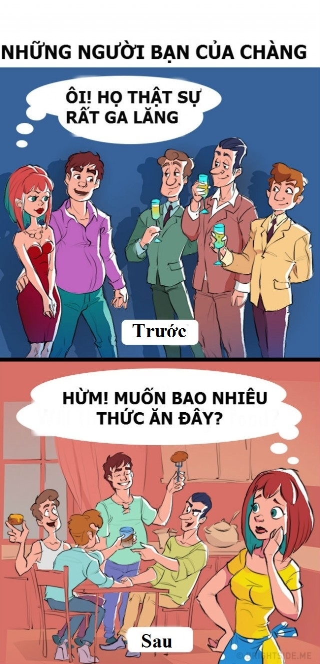 10 thay đổi khi các cặp đôi về chung một nhà