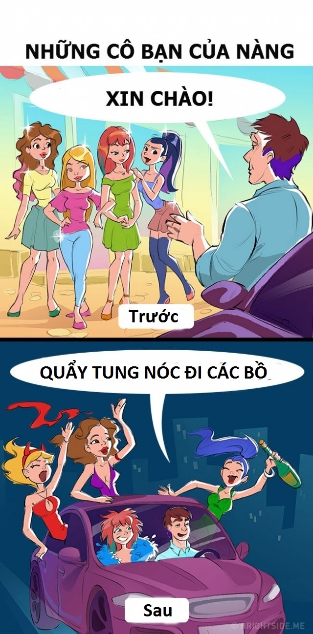 10 thay đổi khi các cặp đôi về chung một nhà