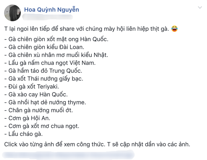 1001 cách chế biến với thịt gà, cô nàng đảm đang