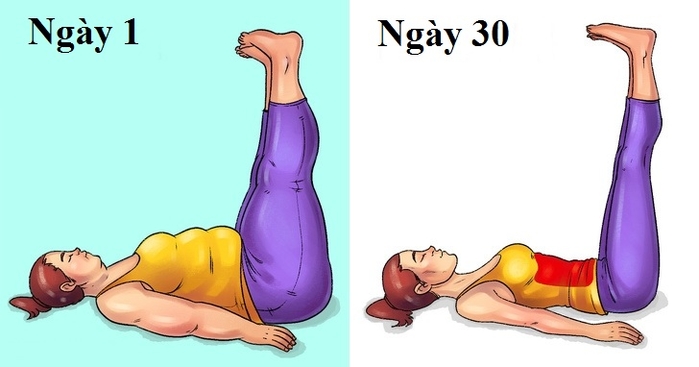 4 bước đánh bay lớp mỡ bụng hiệu quả