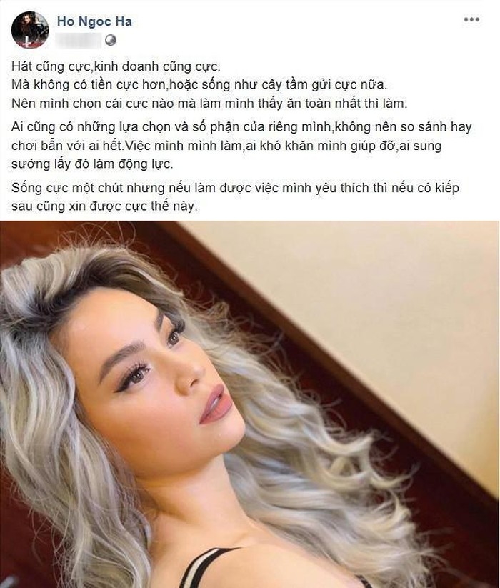 Hà Hồ chia sẻ: Sống là được làm điều mình yêu thích