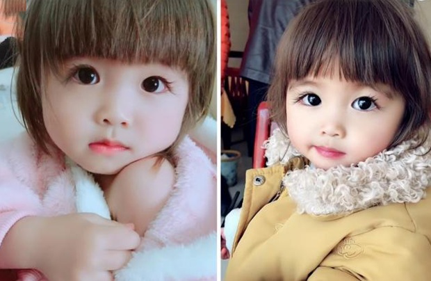 Bé gái 2 tuổi với hàng lông mi cong vút khiến cư dân mạng đổ gục