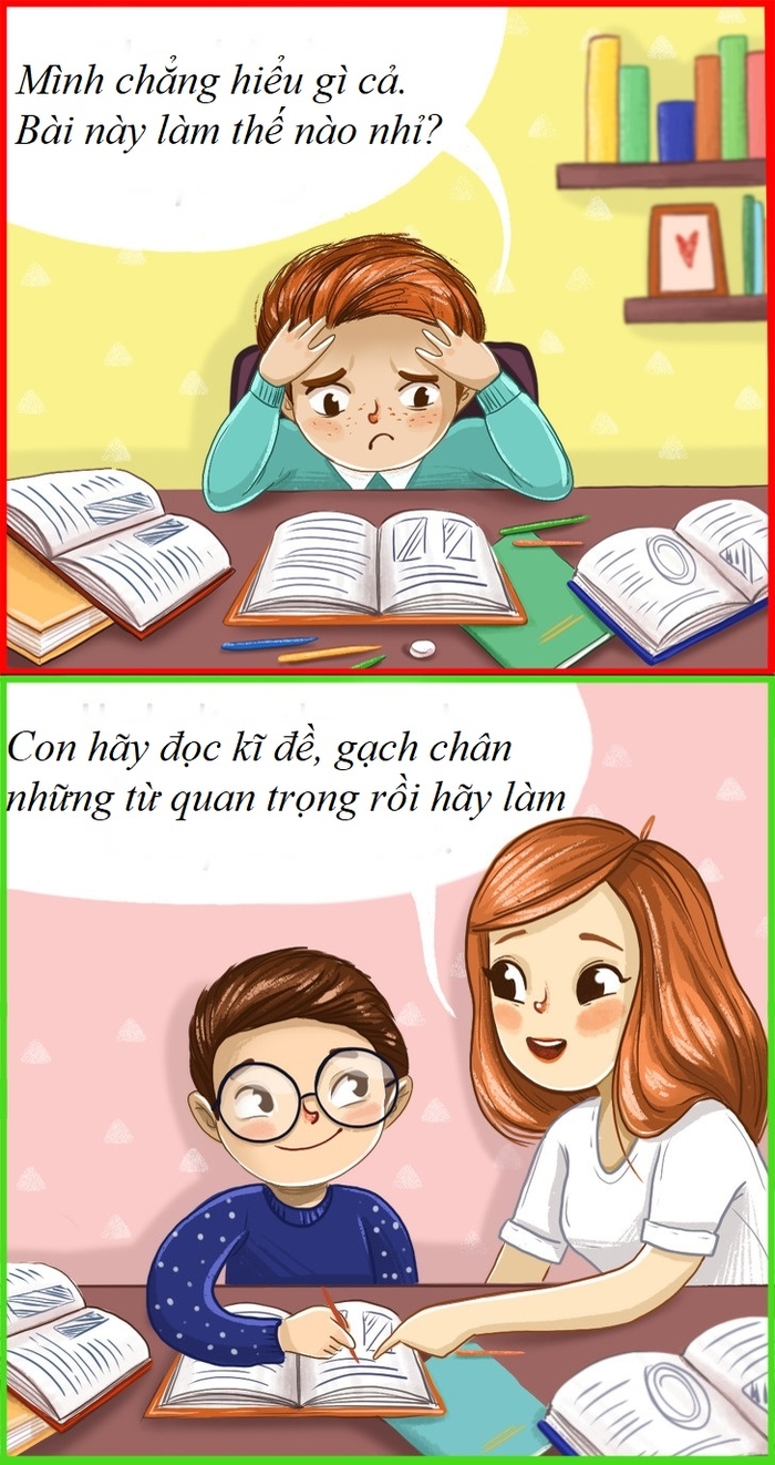 Bộ tranh hãy dạy con khôn khéo, đừng quát mắng, la rầy
