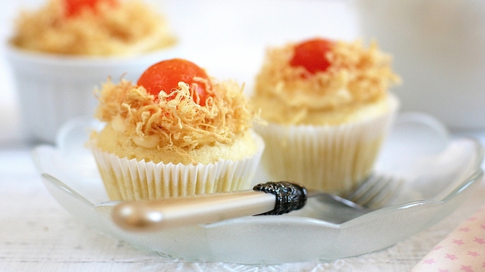 Cách làm bánh bông lan trứng muối bằng lò vi sóng ngon khó cưỡng