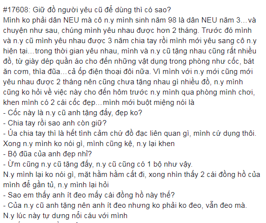 Co nen giu do nguoi yeu cu de dung hay khong, CDM dau dau tim cau trả loi!