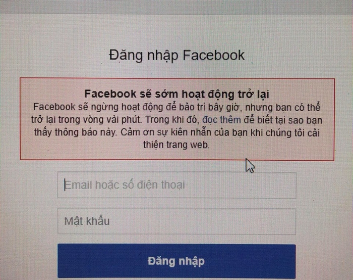 Cộng đồng mạng nháo nhào vì bị khóa Fb