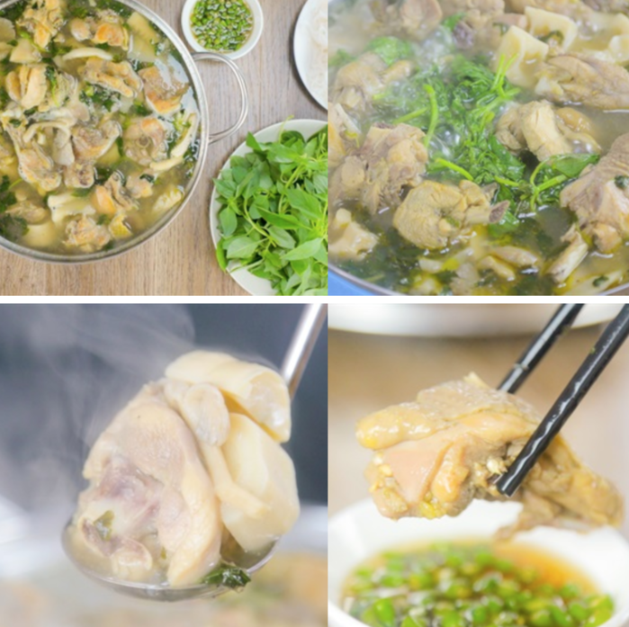Cuối tuần nấu lẩu gà lá é vừa ngon vừa lạ miệng cho cả nhà
