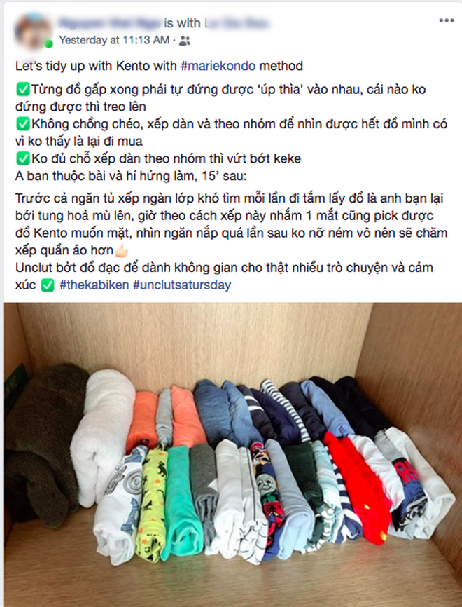 Hết sợ hãi việc dọn dẹp nhà cửa nhờ học theo thánh nữ Marie Kondo