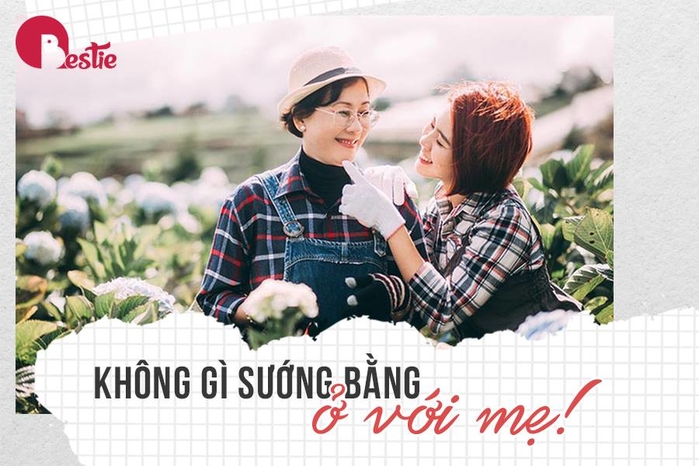 Điều tuyệt vời nhất của con chính là được bên cạnh mẹ