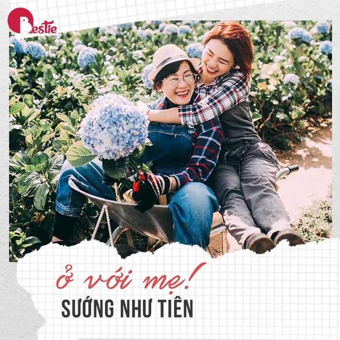Điều tuyệt vời nhất của con chính là được bên cạnh mẹ