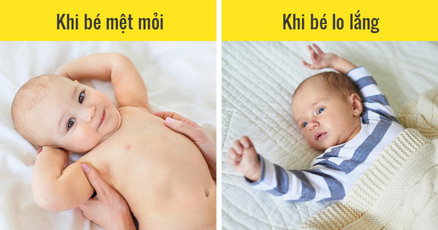 Đọc vị nhanh ngôn ngữ cơ thể để mẹ biết ngay nhu cầu của trẻ