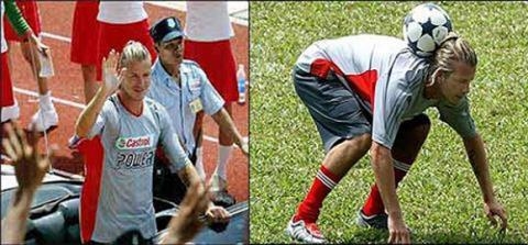 Hình ảnh đáng nhớ của Beckham trong 4 lần tới Việt Nam, sức nóng 17
