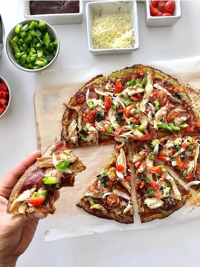 Học Lilly Nguyễn công thức làm pizza ăn kiêng từ khoai lang