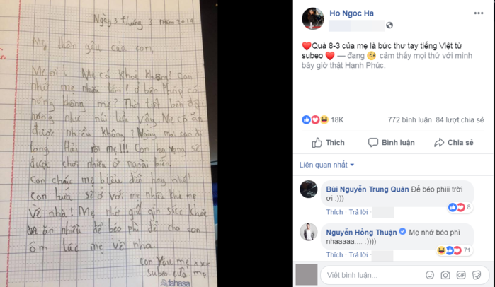 Sao Việt khoe quà ngày 8/3
