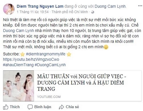 Sao Việt và nghìn lẻ một chuyện bi hài liên quan đến người giúp việc